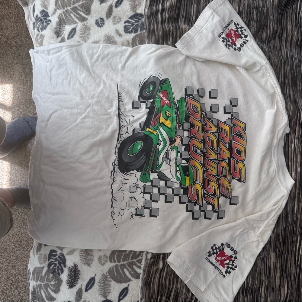 KMART DARE Race Against Drugs T-Shirt Tultex single stitch White Tee